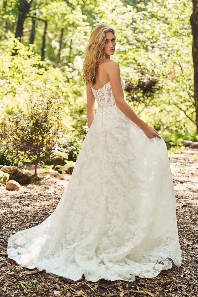 Lillian West 66333 wedding dress – back view | Mon Amie Bridal Salon