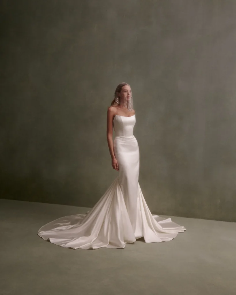 Nicole + Felicia NF086 wedding dress – front view | Mon Amie Bridal Salon
