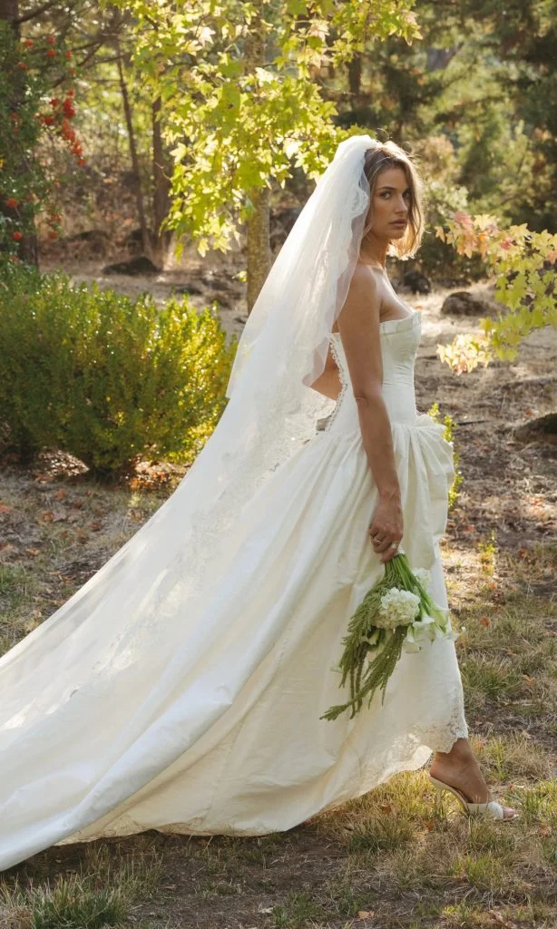 Daughters of Simone Davey wedding dress – back view | Mon Amie Bridal Salon