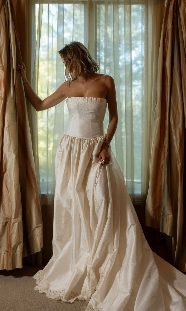 Daughters of Simone Davey wedding dress – side view | Mon Amie Bridal Salon