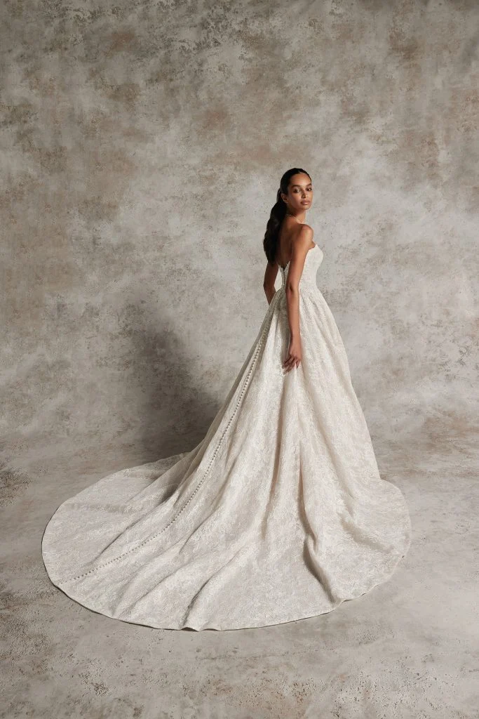 Justin Alexander 99307 Yakira wedding dress – back view | Mon Amie Bridal Salon