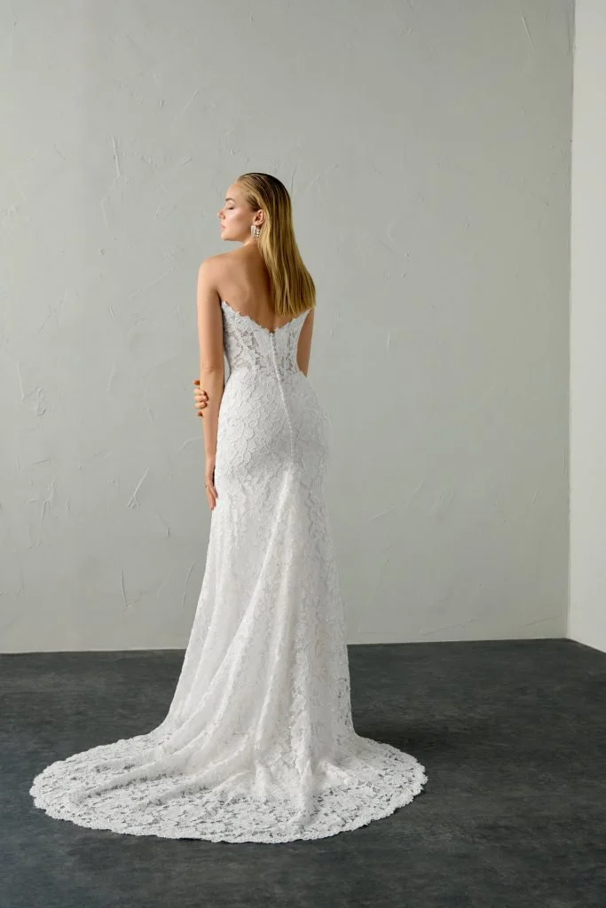 Justin Alexander 99393 Blaze wedding dress – back view | Mon Amie Bridal Salon