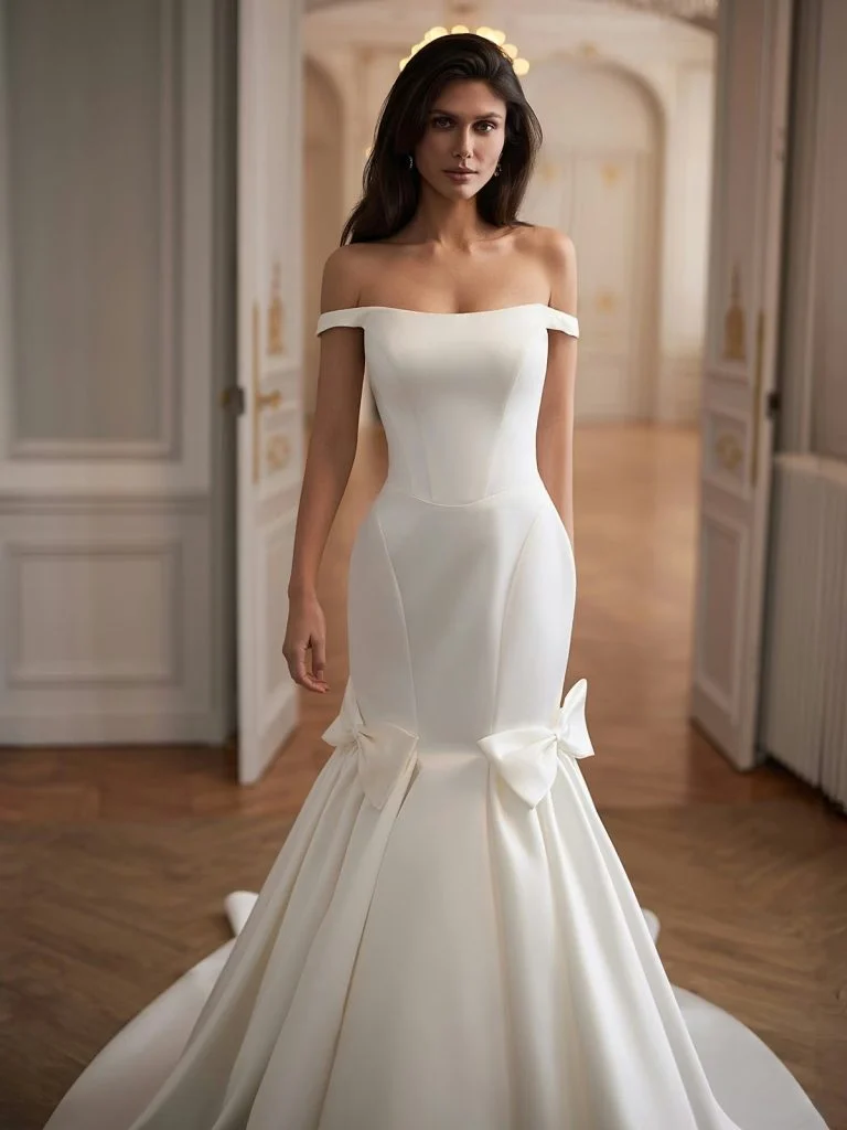 Moonlight J7006 wedding dress – detail view | Mon Amie Bridal Salon