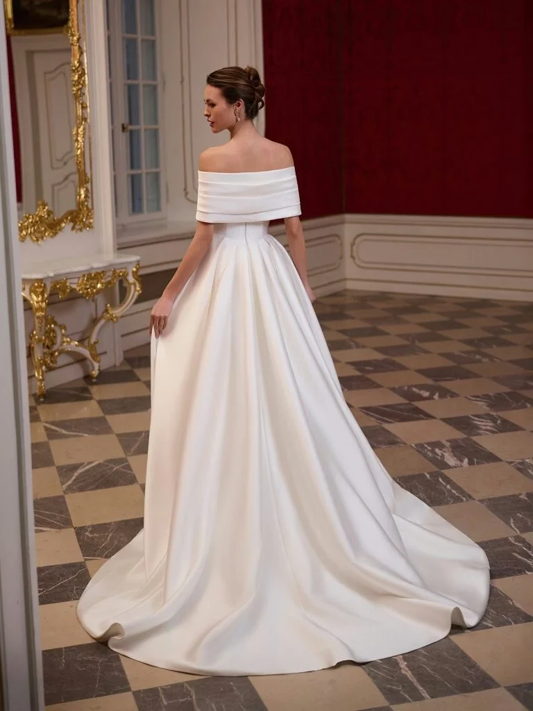 Moonlight T231 wedding dress – back view | Mon Amie Bridal Salon