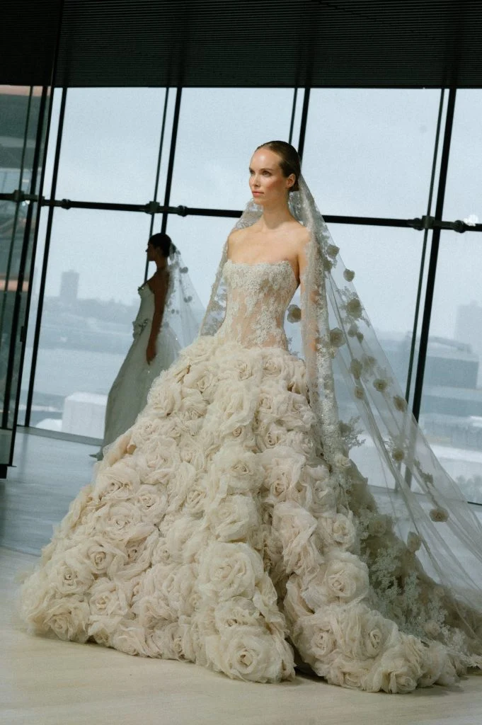 Nicole + Felicia NF144 Luxe wedding dress - side view | Mon Amie Bridal Salon